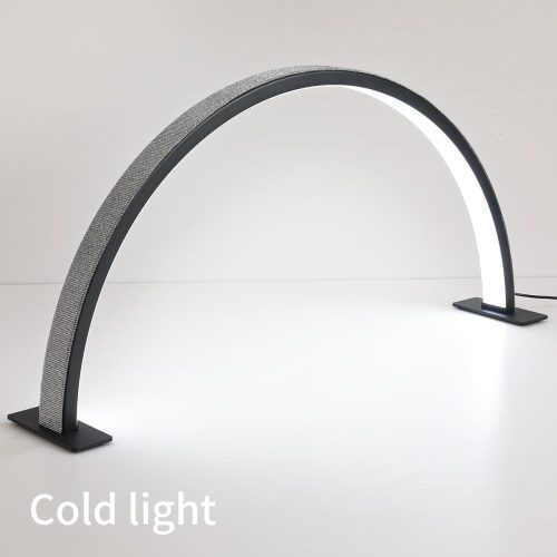 Félholdas kozmetikai manikűr lámpa csillogó díszítéssel 77cm