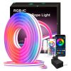RGBIC intelligens LED neonfény szalag ,USB-vel APP-vezérléssel - 3m