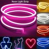 RGBIC intelligens LED neonfény szalag ,USB-vel APP-vezérléssel - 3m