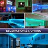 RGBIC intelligens LED neonfény szalag ,USB-vel APP-vezérléssel - 3m