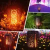 Napelemes kerti fáklya lámpa – LED-es lánghatással 20cm
