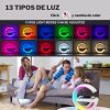3 az 1-ben 15W-os Gyorstöltő, Ébresztőóra és LED Lámpa Bluetooth-al