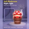Puha gomba éjszakai hangulatlámpa cserép dizájnnal