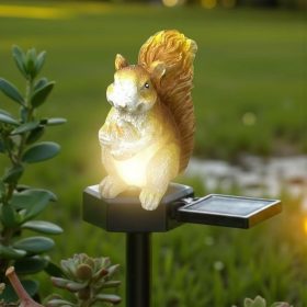 Napelemes kerti dekorációs fény - Mókus