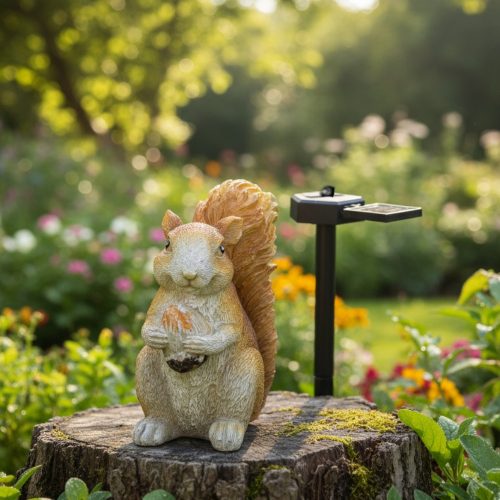 Napelemes kerti dekorációs fény - Mókus