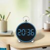 Modern többfunkciós ébresztő óra fehér