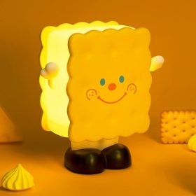 Kekszes újratölthető dekoratív éjszakai lámpa 