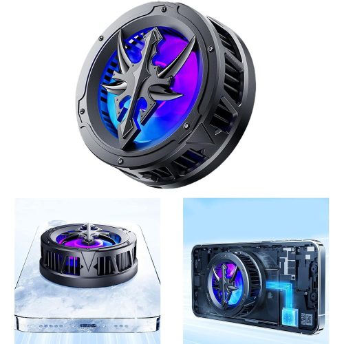 Turbó mágneses telefonhűtő RGB világítással