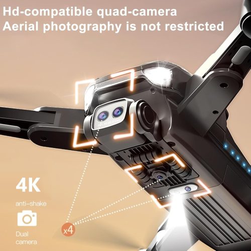4K Pro Dual Camera GPS drón akadálykerüléssel