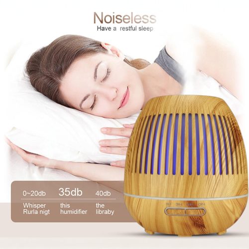 Ultrahangos LED aroma diffúzor, világos - 400ml