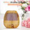 Ultrahangos LED aroma diffúzor, világos - 400ml