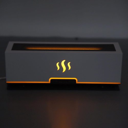 Lánghatású ultrahangos aroma diffúzor, fehér - 300ml