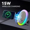 Vezetéknélküli Bluetooth Hangszóró és Ébresztőóra LED Lámpával - 15W