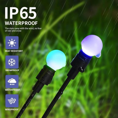 Napelemes kerti világítás-Medúza