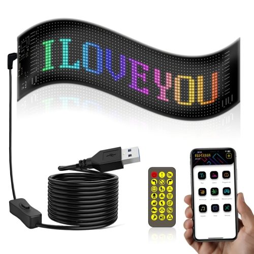Programozható flexibilis LED panel - 16×32pixel