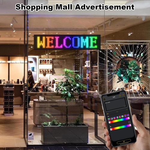 Programozható flexibilis LED panel - 20×64pixel