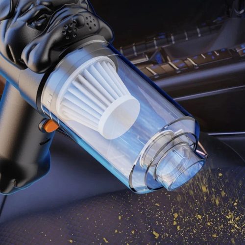 Hordozható autós porszívó szett 4fej - Kutya dizájn