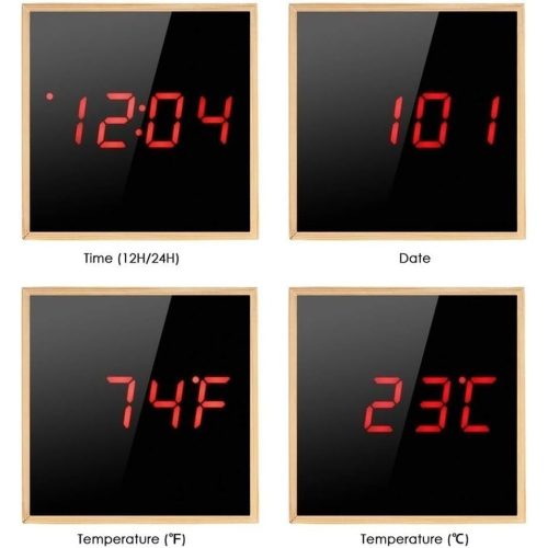 Kocka alakú programozható digitális ébresztőóra 