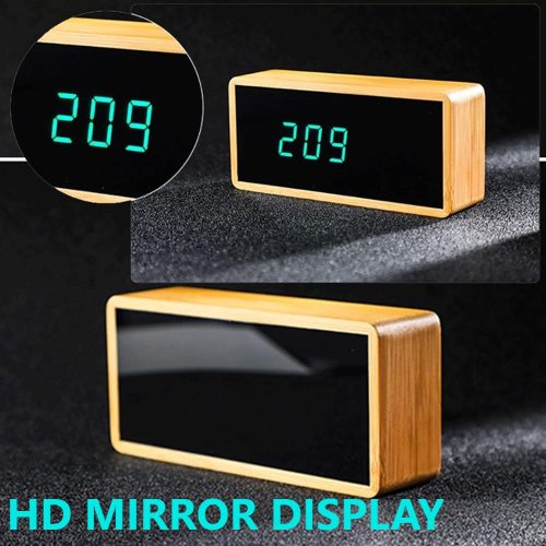 LED-es digitális ébresztőóra hőmérővel és páratartalom figyeléssel