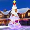 Óriás felfújható karácsonyfa LED világítással – 270 cm