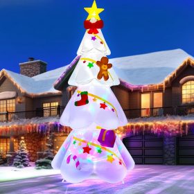  Óriás felfújható karácsonyfa LED világítással – 270 cm