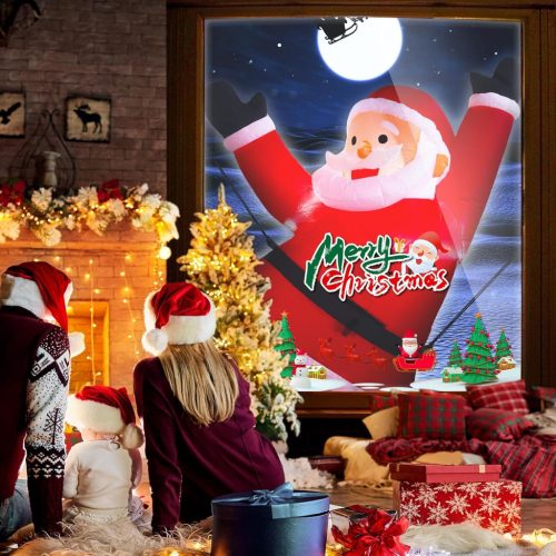 Felfújható mászó Mikulás LED világítással – 180 cm