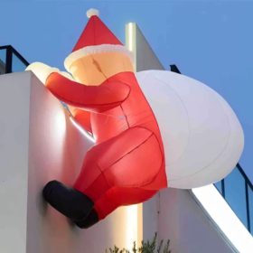   Felfújható puttonyos mászó Mikulás LED világítással – 180 cm