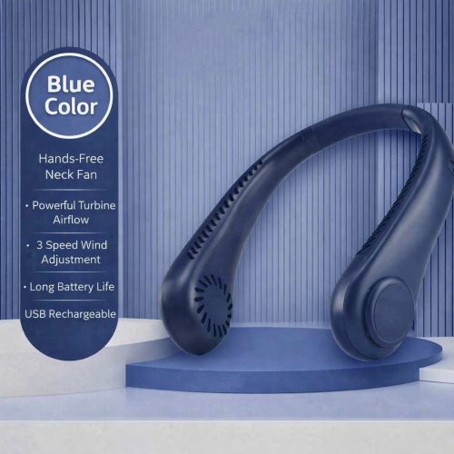 Hordozható és összecsukható USB nyakventilátor 
