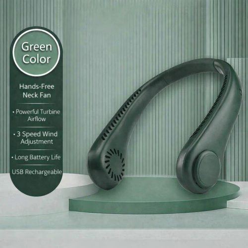 Hordozható és összecsukható USB nyakventilátor 