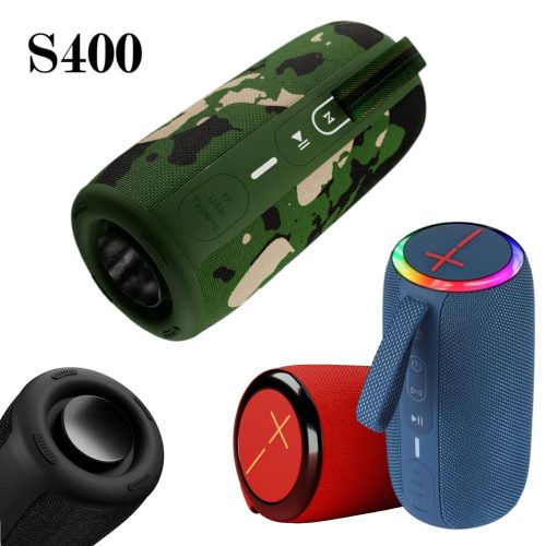 S400 Sztereó Vezeték Nélküli Bluetooth Hangszóró - 1800mAh