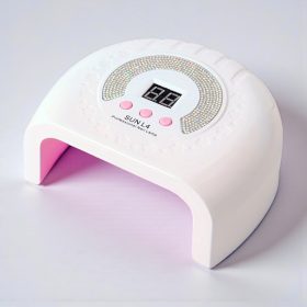 SUNL4 UV és LED körömlámpa strasszköves fehér 88W