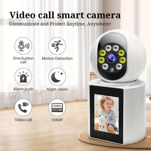 Okos wifi kamera kétirányú hanggal és mobil applikációva