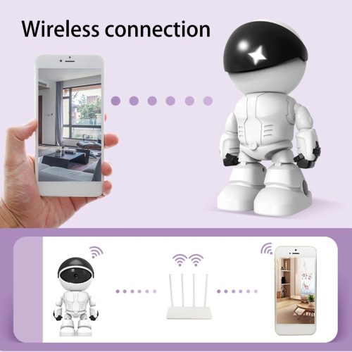 Full HD 1080p WiFi Robot kamera – Kétirányú Kommunikációval, Éjjellátással
