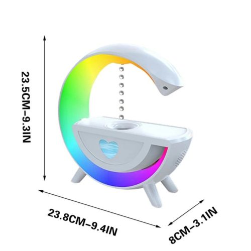Anti-gravitációs vízcsepp párásító Bluetooth hangszóróval G-alak