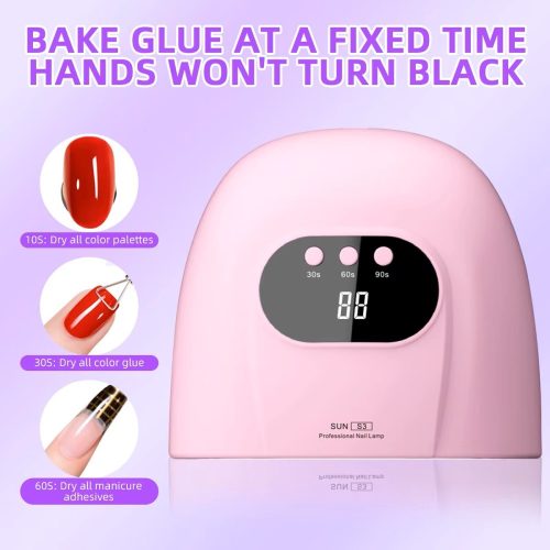 Sun S3 UV és LED műkörmös lámpa 88W