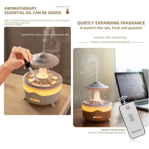 UFO esőcsepp hatású ultrahangos aroma diffúzor