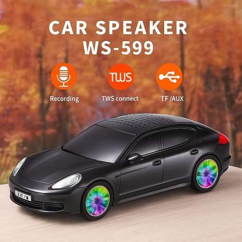 Autó formájú vezeték nélküli Bluetooth hangszóró - 1200mAh