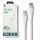 X129 PD gyorstöltő USB-C Lighting kábel 20W - 100cm