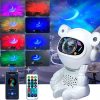 Űrhajós Bluetooth Galaxy Projektor Távirányítóval - Zenélő LED Csillagfény