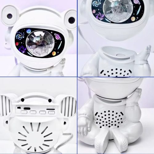 Űrhajós Bluetooth Galaxy Projektor Távirányítóval - Zenélő LED Csillagfény