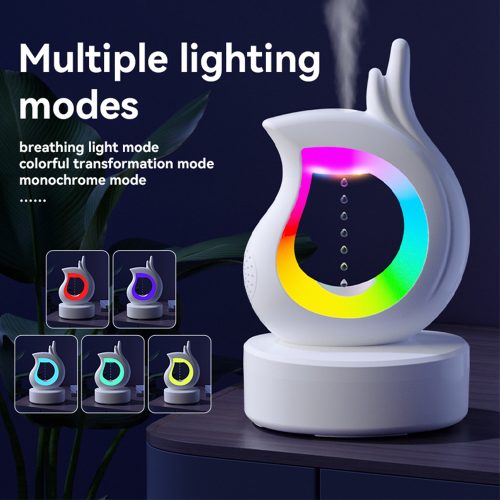 Anti-gravitációs vízcsepp párásító Bluetooth hangszóróval