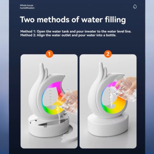 Anti-gravitációs vízcsepp párásító Bluetooth hangszóróval