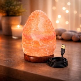 USB-s nyugtató himalája só lámpa 3-5kg