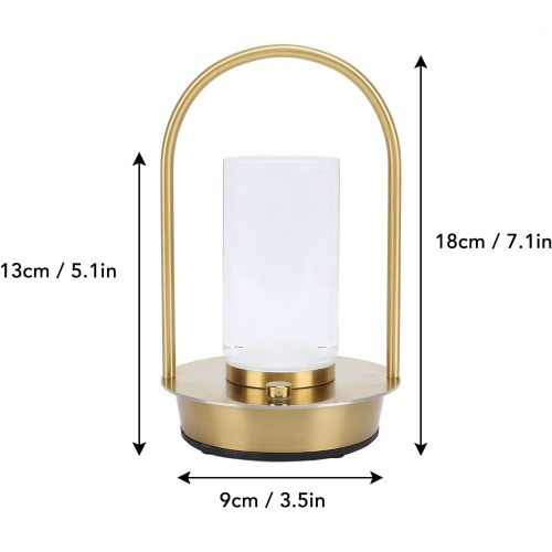 Aranyszínű elegáns LED asztali lámpa