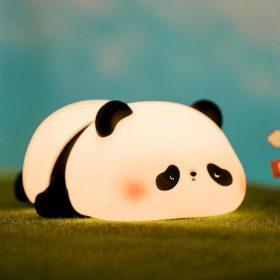   Panda Szilikon Éjszakai Fény – Puha Tapintású LED Lámpa
