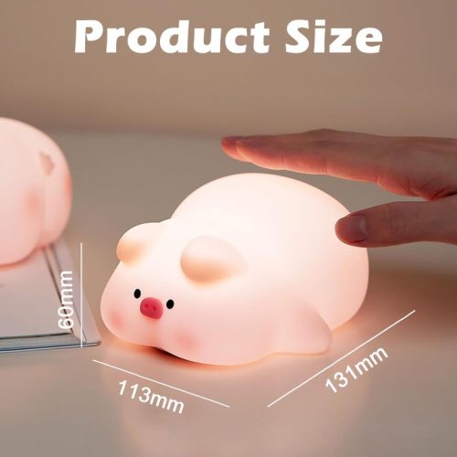 Malac Szilikon Éjszakai Fény – Puha Tapintású LED Lámpa