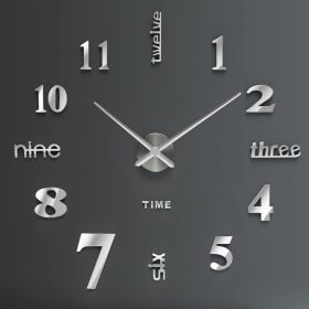 Modern csendes falióra - Vegyes számstílus