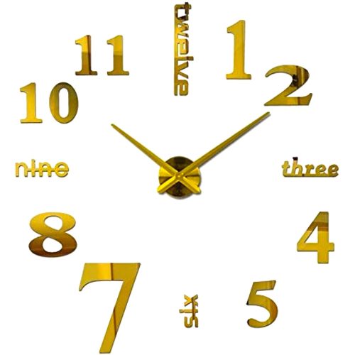 Modern csendes falióra - Vegyes számstílus