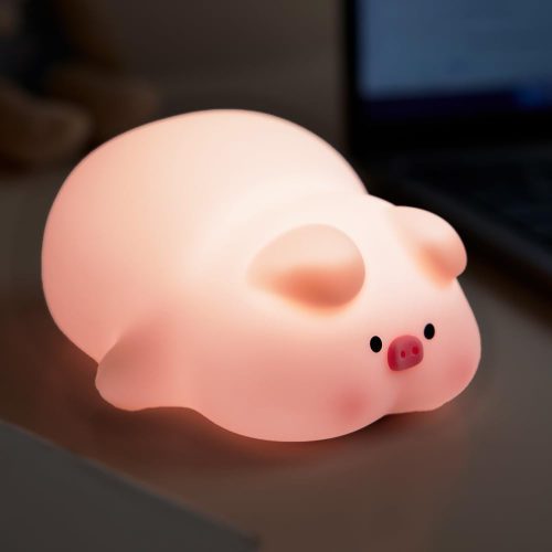 Malac Szilikon Éjszakai Fény – Puha Tapintású LED Lámpa