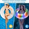 Kerek felfújható LED-es úszógumi - 70cm / 90cm / 100cm